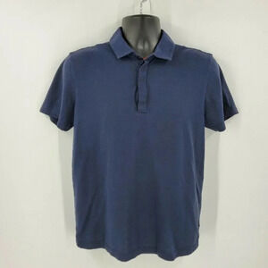 Boss Hugo Boss Men's Regular Fit Polo Shirt Long Staple Cotton Navy Blue Size‎ S